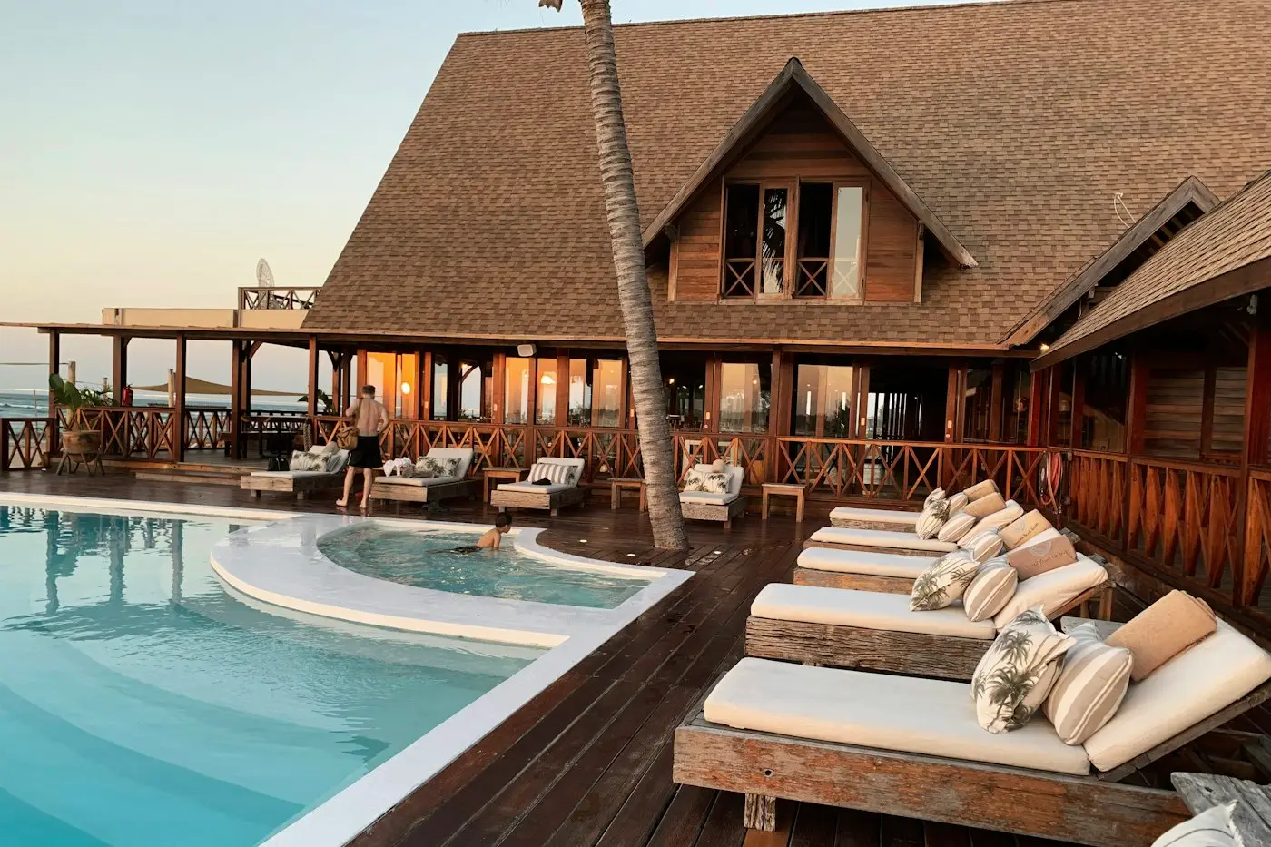 Resort with pool and lodge